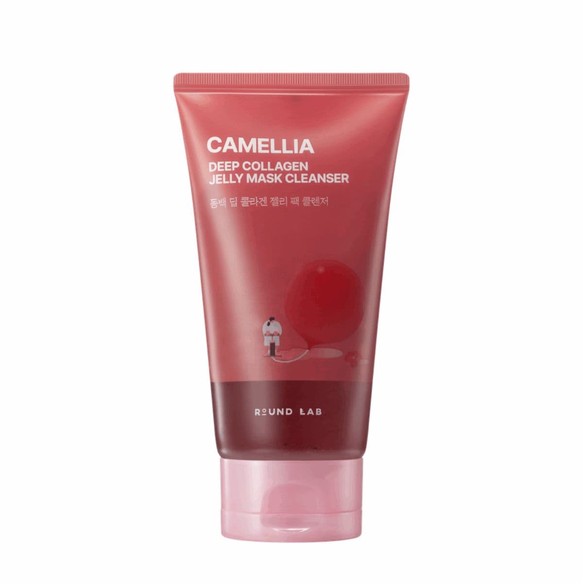 Очищальний гель-маска з екстрактом камелії та колагеном ROUND LAB Camellia Deep Collagen Jelly Mask Cleanser 2