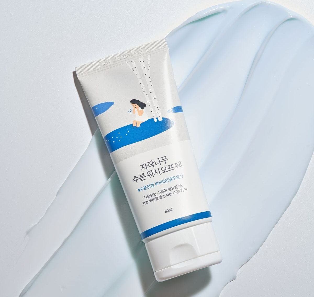 Зволожуюча маска з березовим соком ROUND LAB Birch Juice Moisturizing Washoff Pack