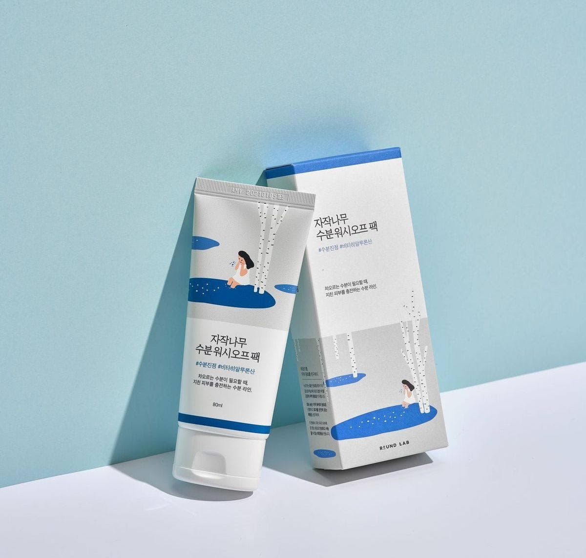 Зволожуюча маска з березовим соком ROUND LAB Birch Juice Moisturizing Washoff Pack 2