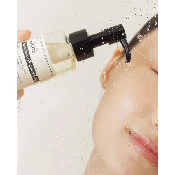 Гідрофільна олія для делікатного очищення DEAR, KLAIRS Gentle Black Fresh Cleansing Oil 2