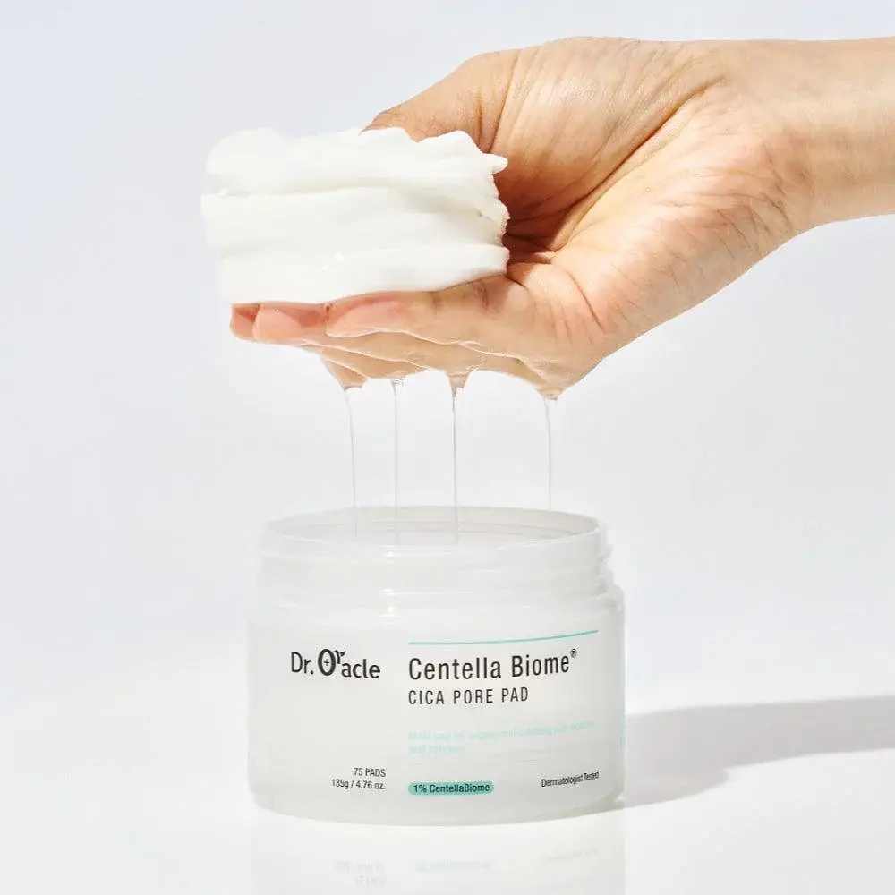 Зволожуючі тонер-педи для обличчя Centella Biome Cica Pore Pad Dr.Oracle 75 шт