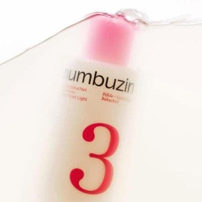Молочний тонер для звуження пор із бакучіолом Numbuzin No.3 Bifida Bakuchiol Zero Pore Milky Toner Light 3