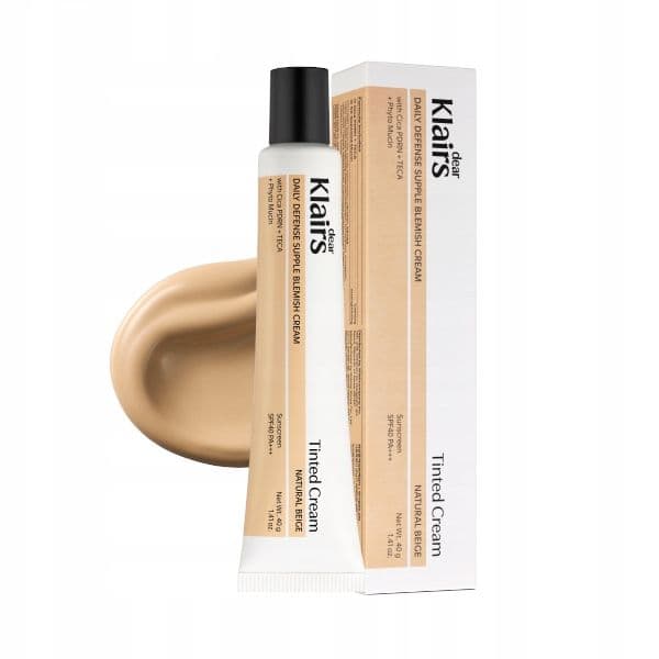 BB-крем для щоденного захисту та догляду за шкірою DEAR, KLAIRS Daily Defense Supple Blemish Cream, Natural Beige