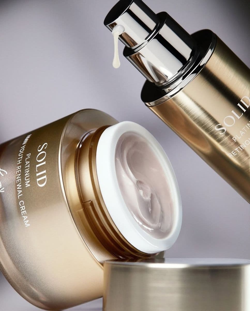 Сироватка для обличчя з ретинолом та вітамінами Koy Solid Platinum Retinolic Lifting Serum 4