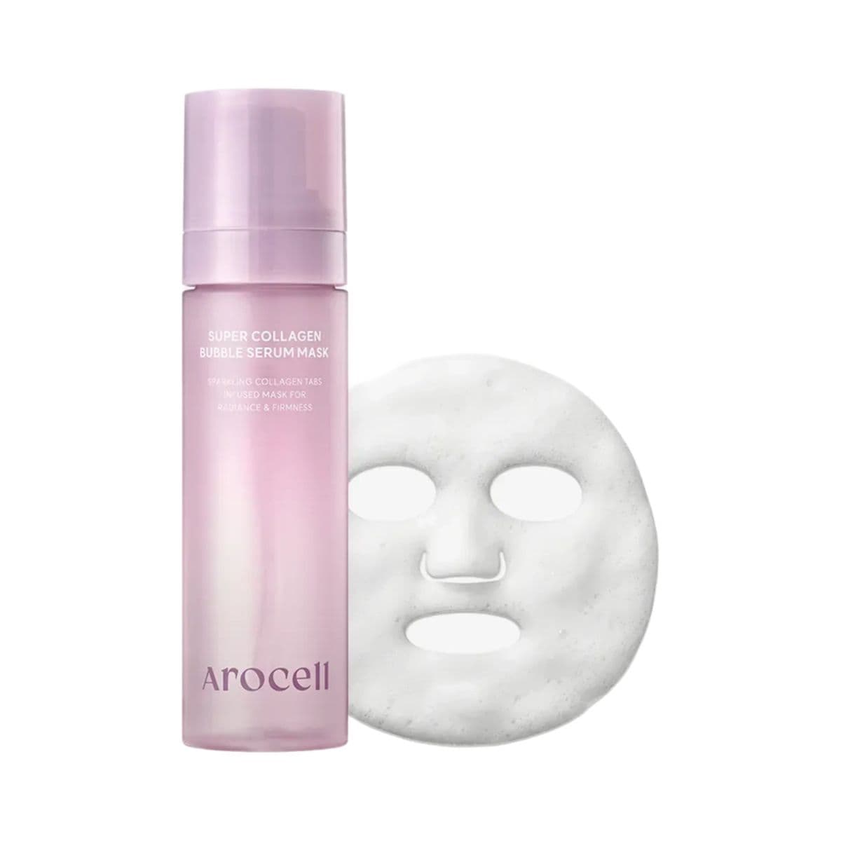 Бульбашкова сироватка-маска з колагеном Arocell Collagen Bubble Serum Mask