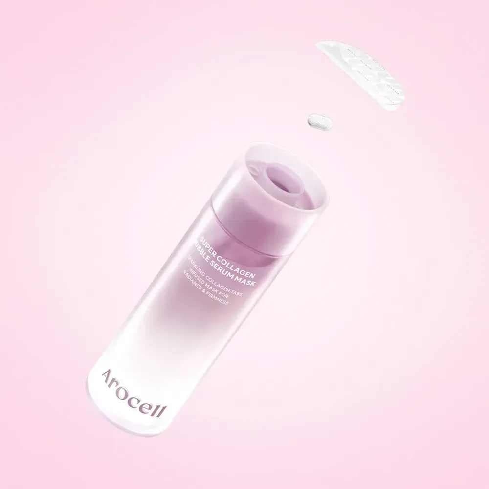 Бульбашкова сироватка-маска з колагеном Arocell Collagen Bubble Serum Mask 2