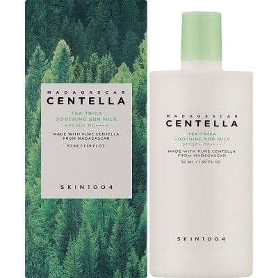 Сонцезахисний крем-молочко для шкіри, схильної до акне, Skin 1004 Madagascar Centella Tea-Trica Soothing Sun Milk 4