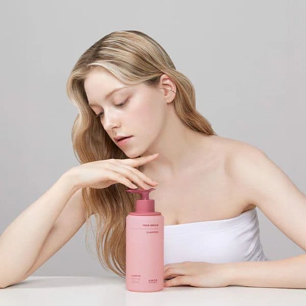 Шампунь для сухого та пошкодженого волосся AMOS Professional True Repair Shampoo 2
