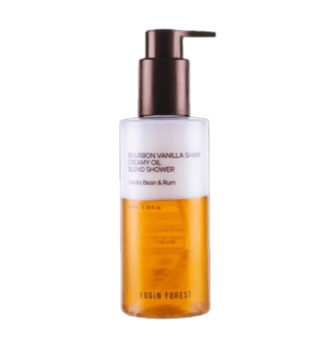 Двофазний гель для душу з ароматом бурбонської ванілі LOGiN FOREST Bourbon Vanilla Shaw Creamy Oil Blend Shower