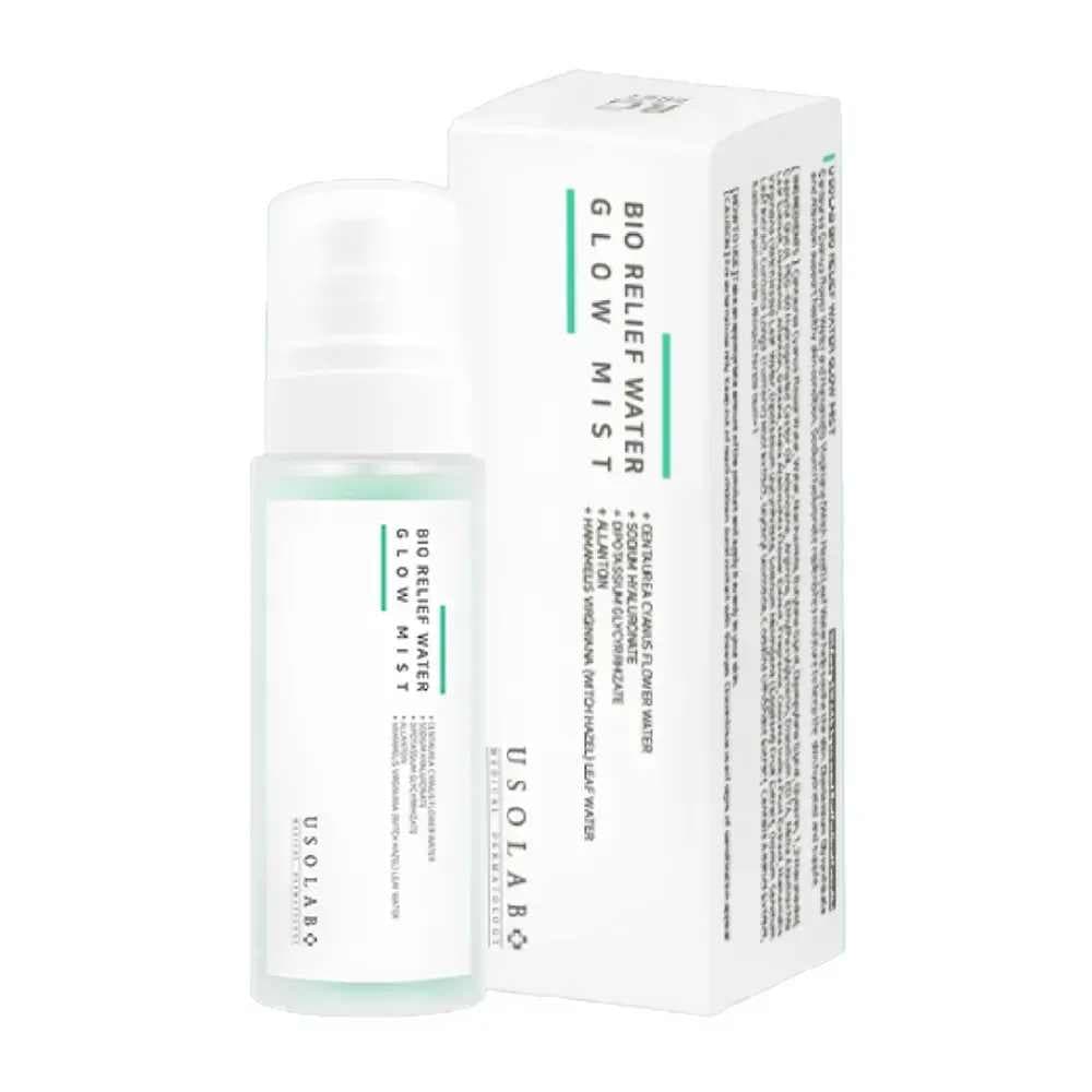 Успокаивающий, освежающий и гидратирующий тонер – спрей Usolab Bio Relief Water Glow Mist