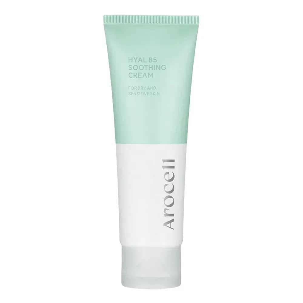 Заспокійливий крем з 5% пантенолу для чутливої шкіри AROCELL Hyal B5 Soothing Cream