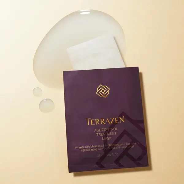 Омолоджуюча живильна тканинна маска з природним комплексом проти зморшок TERRAZEN AGE CONTROL TREATMENT MASK, 1 штх27мл